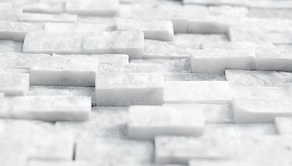 Carrara Split-Face & Ledger Panel
