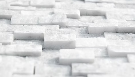 Carrara Split-Face & Ledger Panel