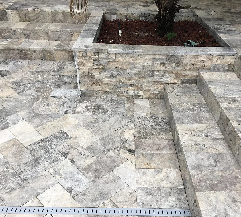 Silver Travertine Tiles