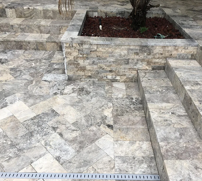 Silver Travertine Tiles