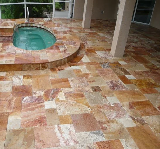 Autumn Blend Travertine Tiles
