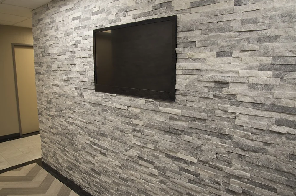 Alaska Grey Split-Face &amp; Ledger Panel