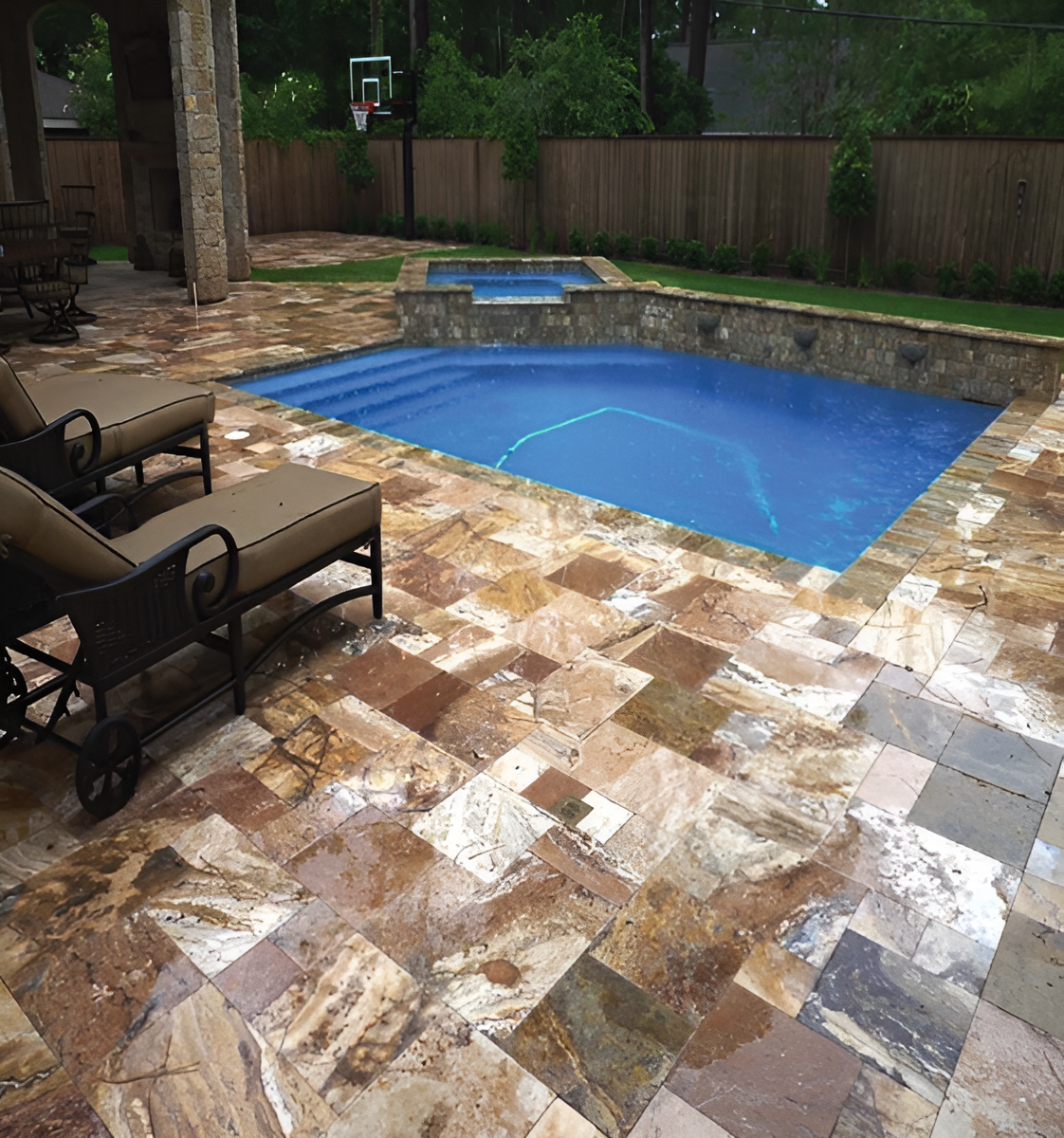 Autumn Blend Travertine Tiles